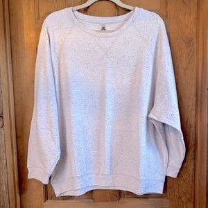 Mono B “Lilac Sprinkle” Cropped Dolman Sleeve Sweatshirt - NWTs (see desc)